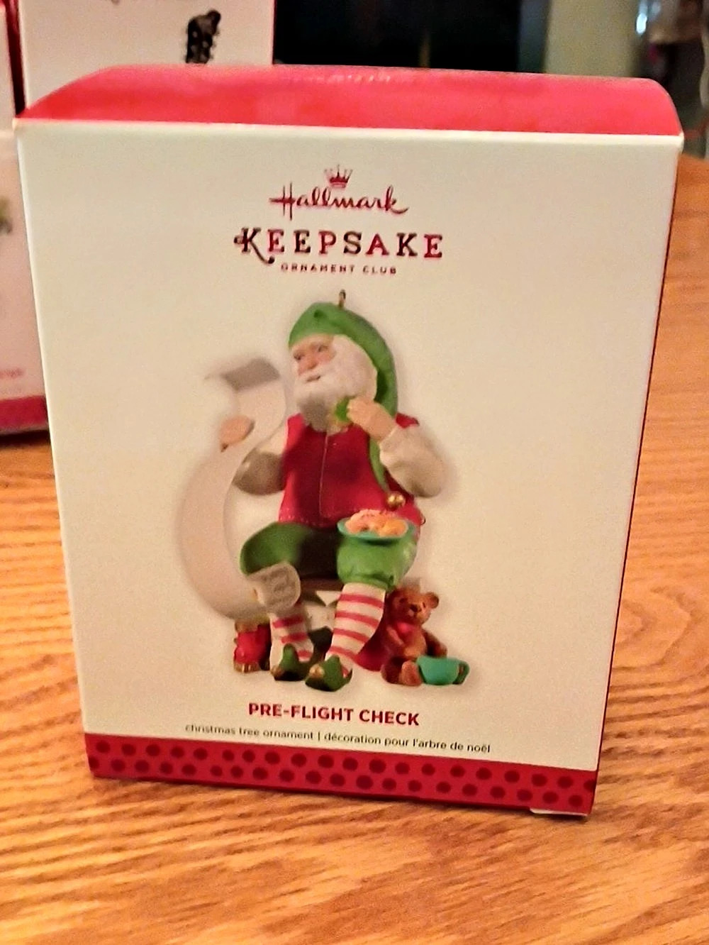 Hallmark Pre-Flight Check Santa Christmas Ornament